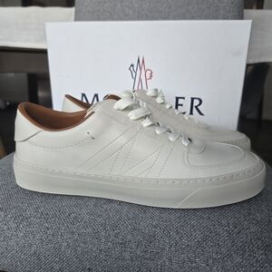 Moncler Monclub Mens Leather Sneakers